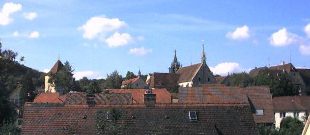 ber den Dchern von Bebenhausen ist Sonne