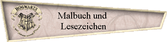 Malbuch und 
Lesezeichen