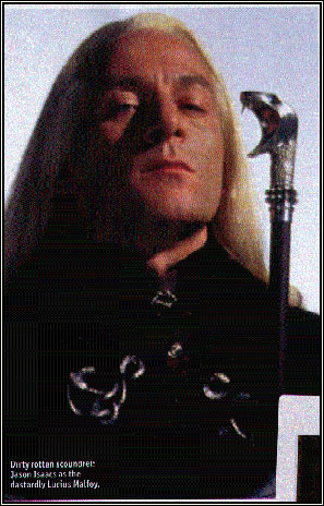 Jason Isaacs als Lucius Malfoy im zweiten Film