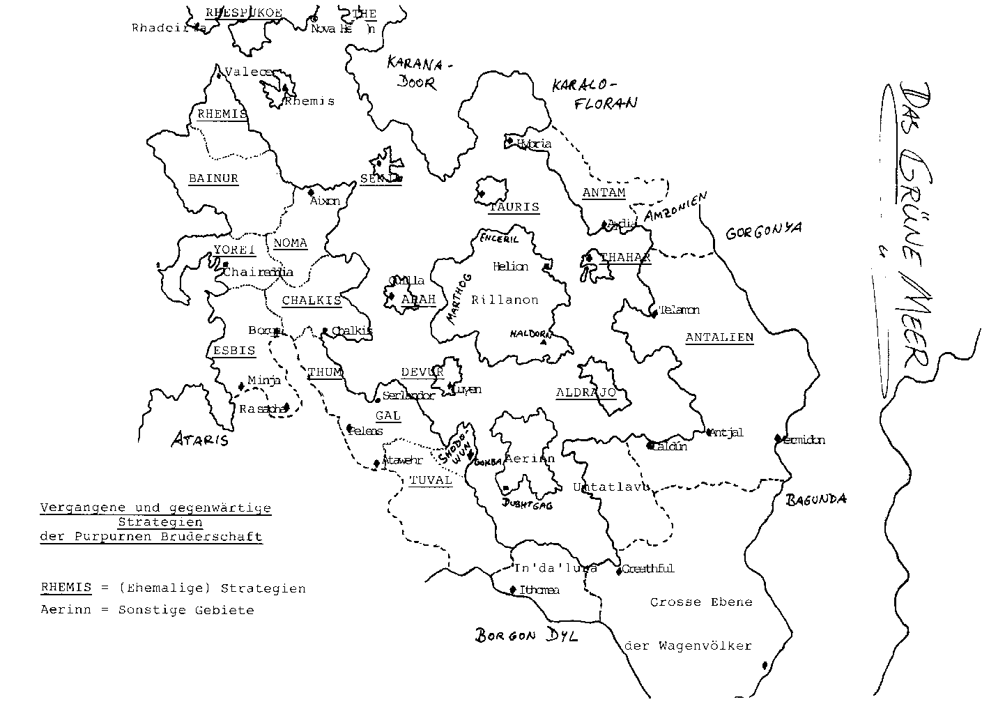 Das Gr�ne Meer von Karcanon - Zur�ck zur �bersichtskarte von Karcanon geht es hier mit einem Klick