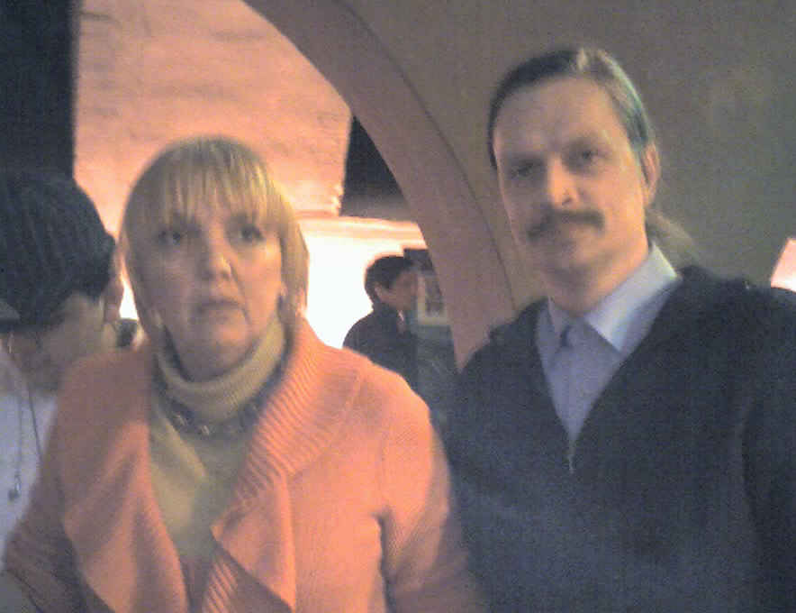 Mit Claudia Roth im Hamburger Wahlkampf Februar 2008